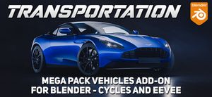 Blender Market - Car Transportation V4 - Blender Addon 2022 poster
