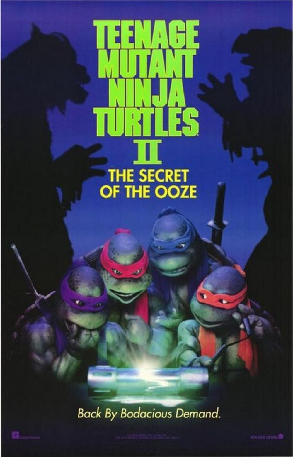 Teenage Mutant Ninja Turtles II poster