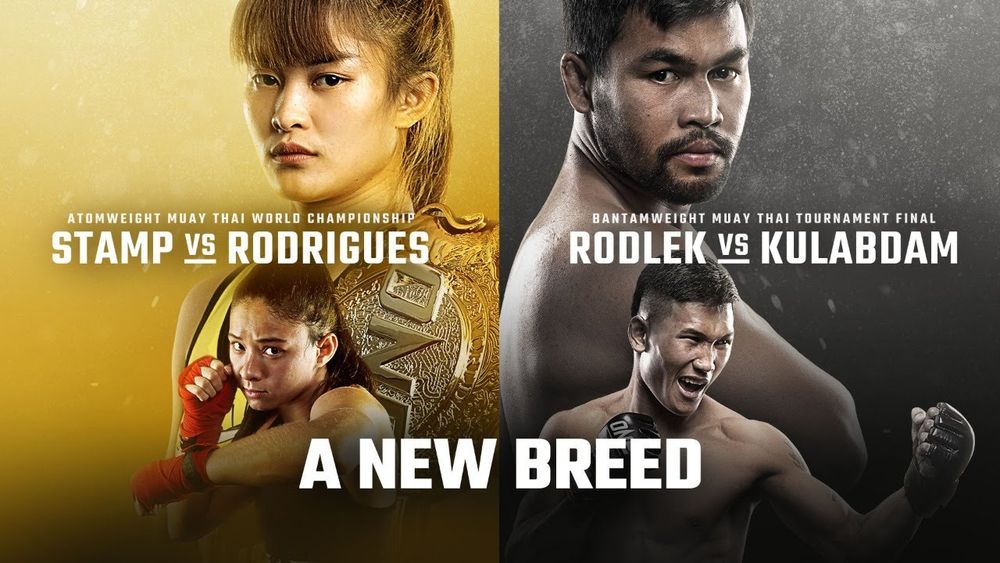 ONE Championship A NEW BREED Full Event poster