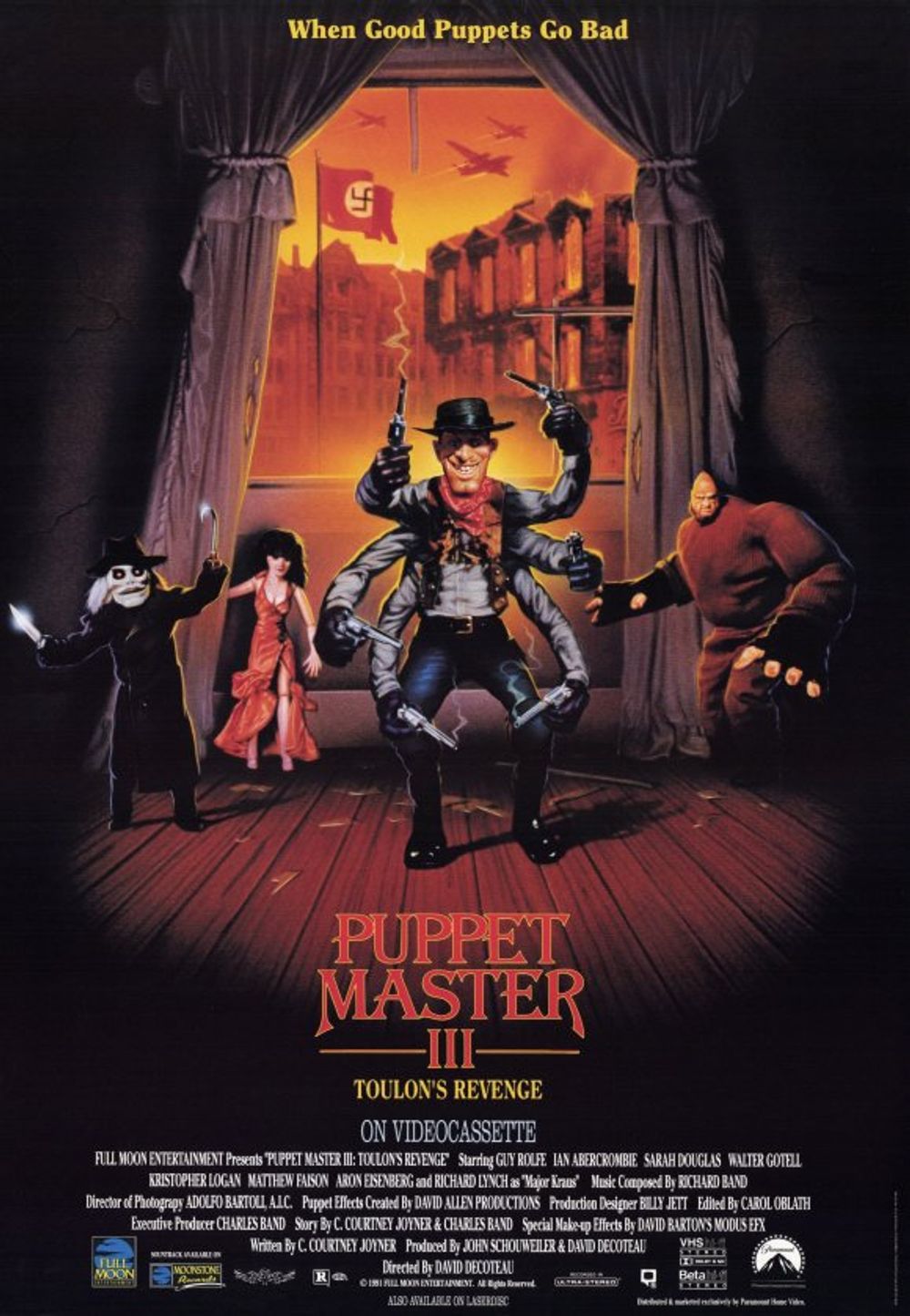 Puppet Master 3 Toulons Revenge poster