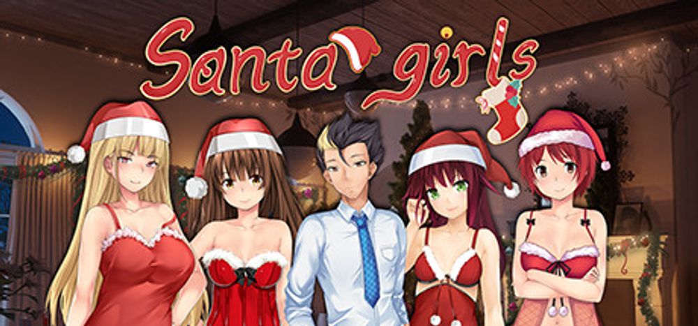 Santa Girls & poster