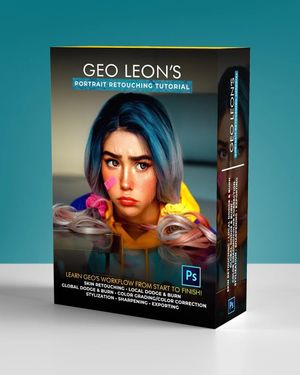 Geo Leon’s Portrait Retouching Tutorial & poster