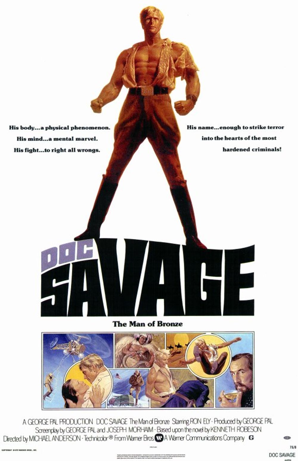 Doc Savage The Man of Bronze poster