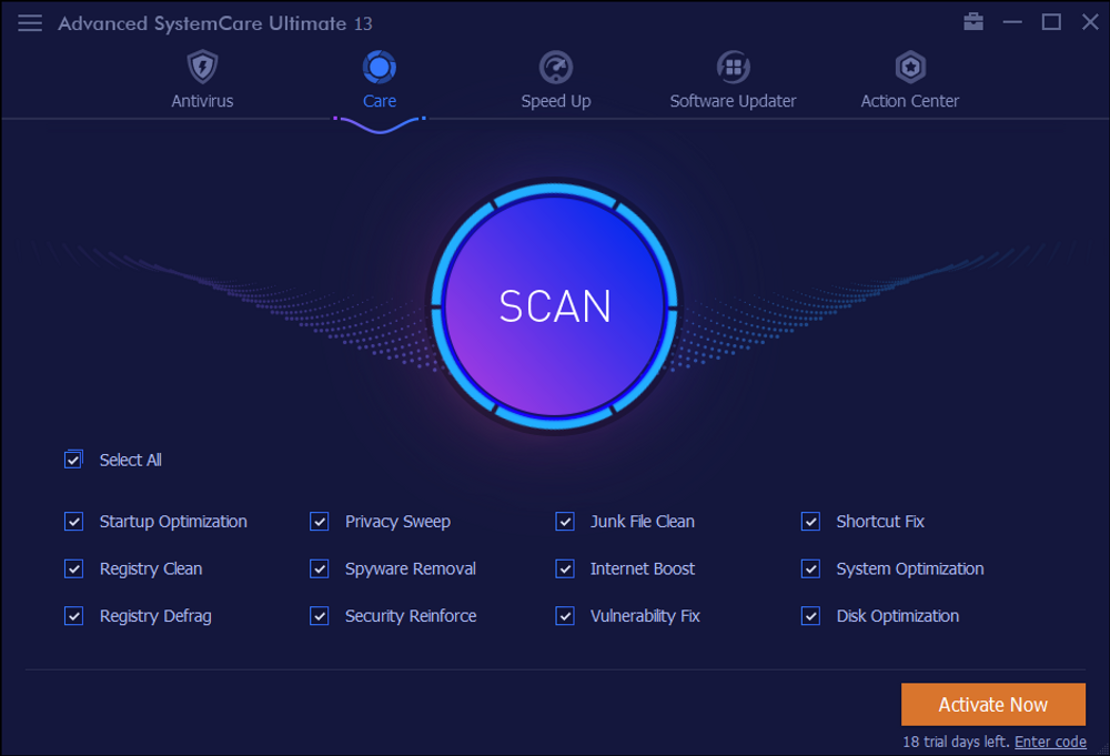 Advanced SystemCare poster
