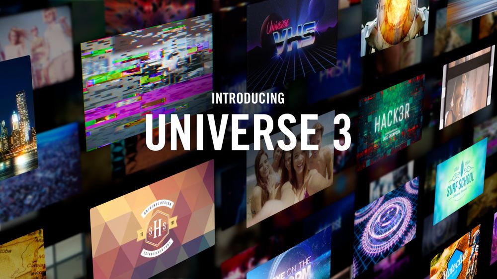 Red Giant Universe 3 for Mac OS X poster
