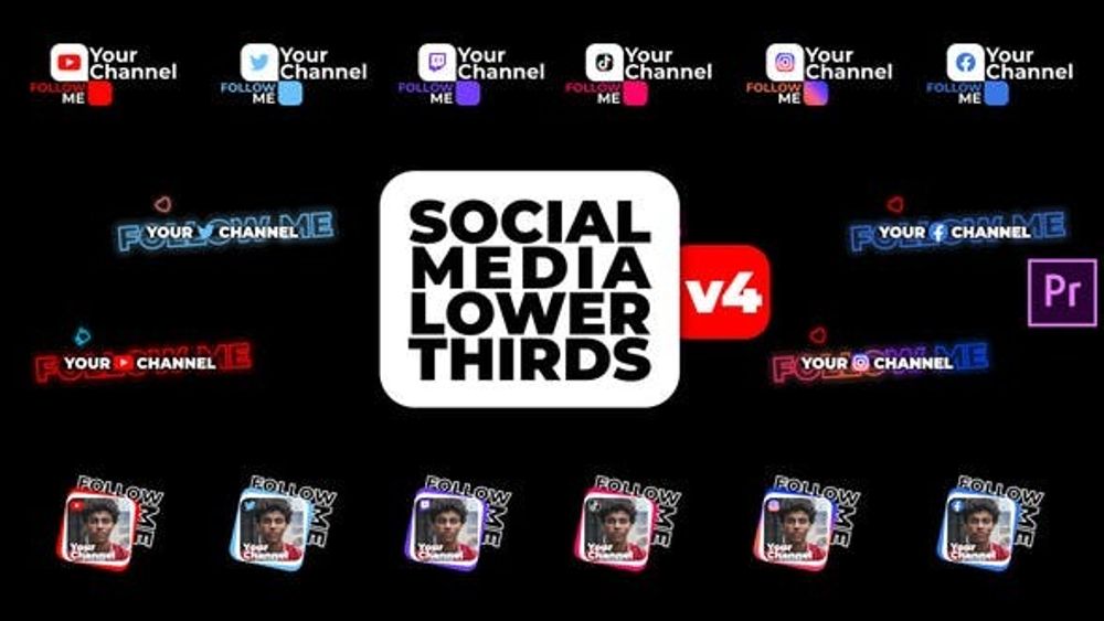 Videohive - Social Media Lower Thirds v4 poster