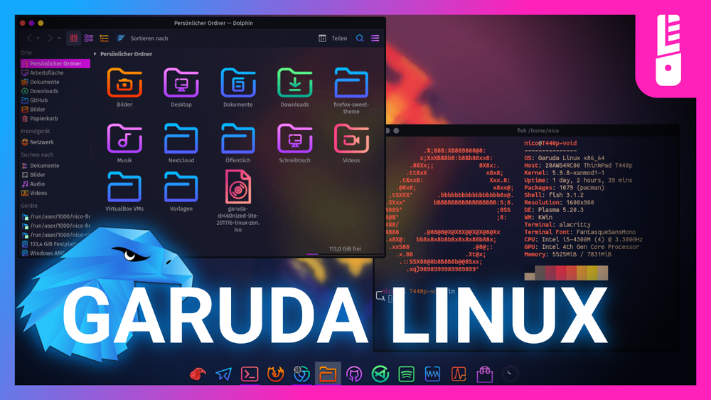 Garuda GNOME Edition linux zen 220428 poster