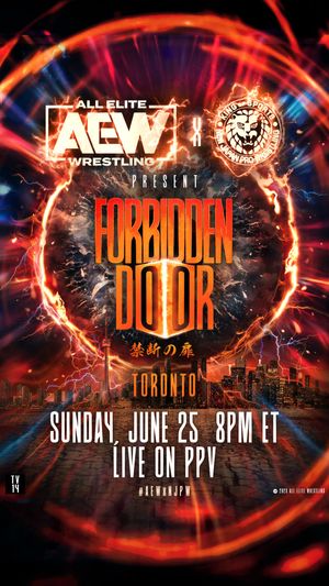 AEW x NJPW Forbidden Door 2023 06 25 poster