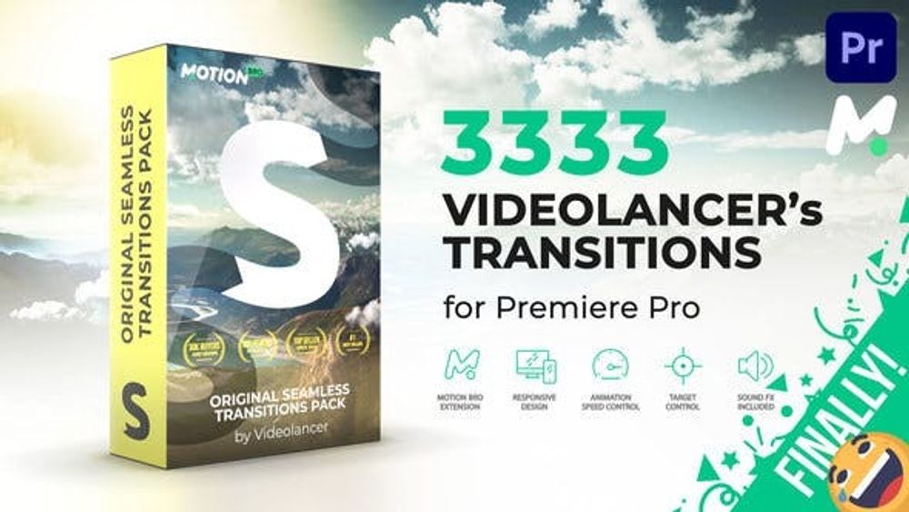 Videohive - Videolancer's Transitions for Premiere Pro v46055135 poster