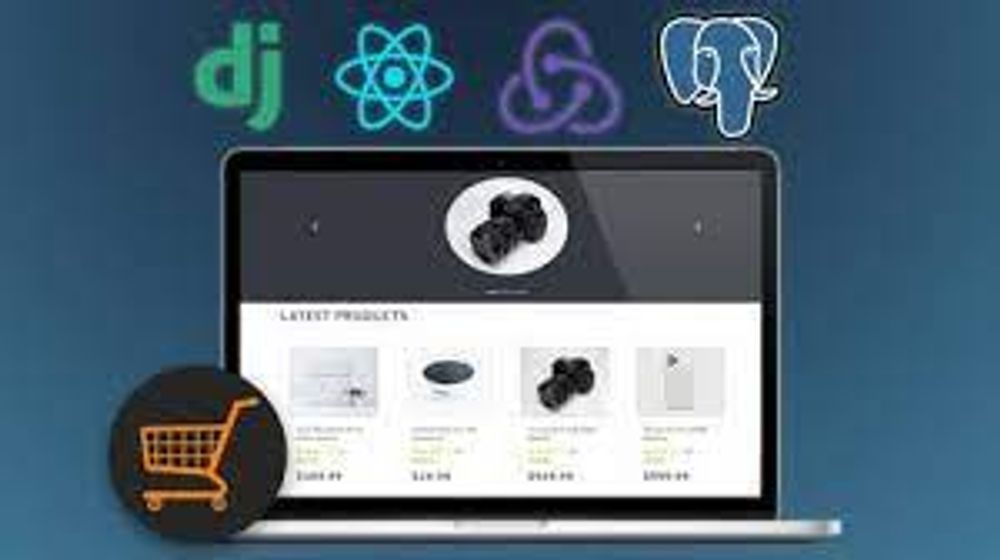 Udemy - Django with React & poster