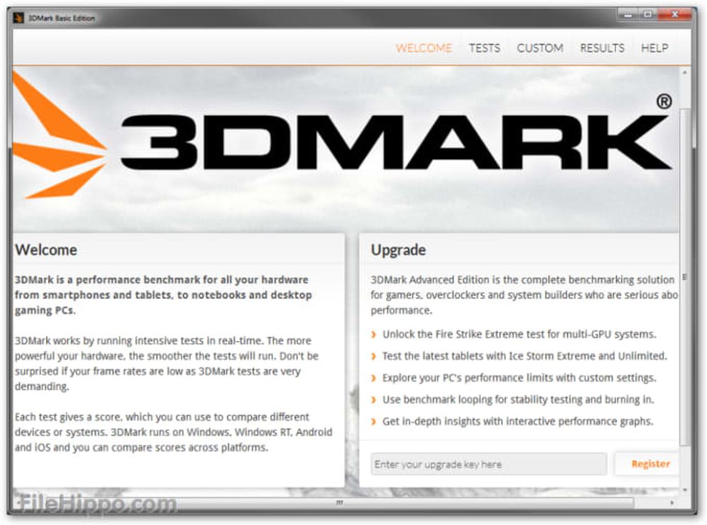 3DMark Basic Edition poster