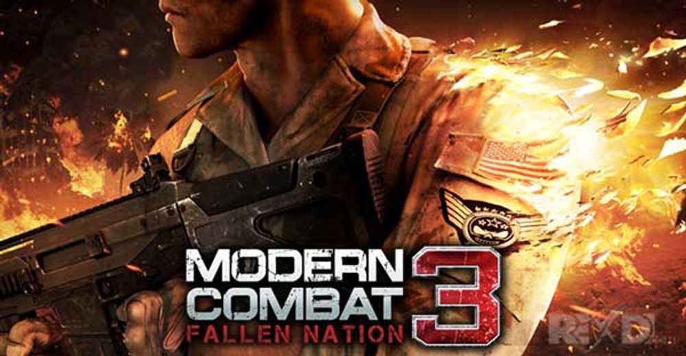 Modern Combat 3 - Fallen Nation v1.1.7g Mod Apk+Obb0 poster