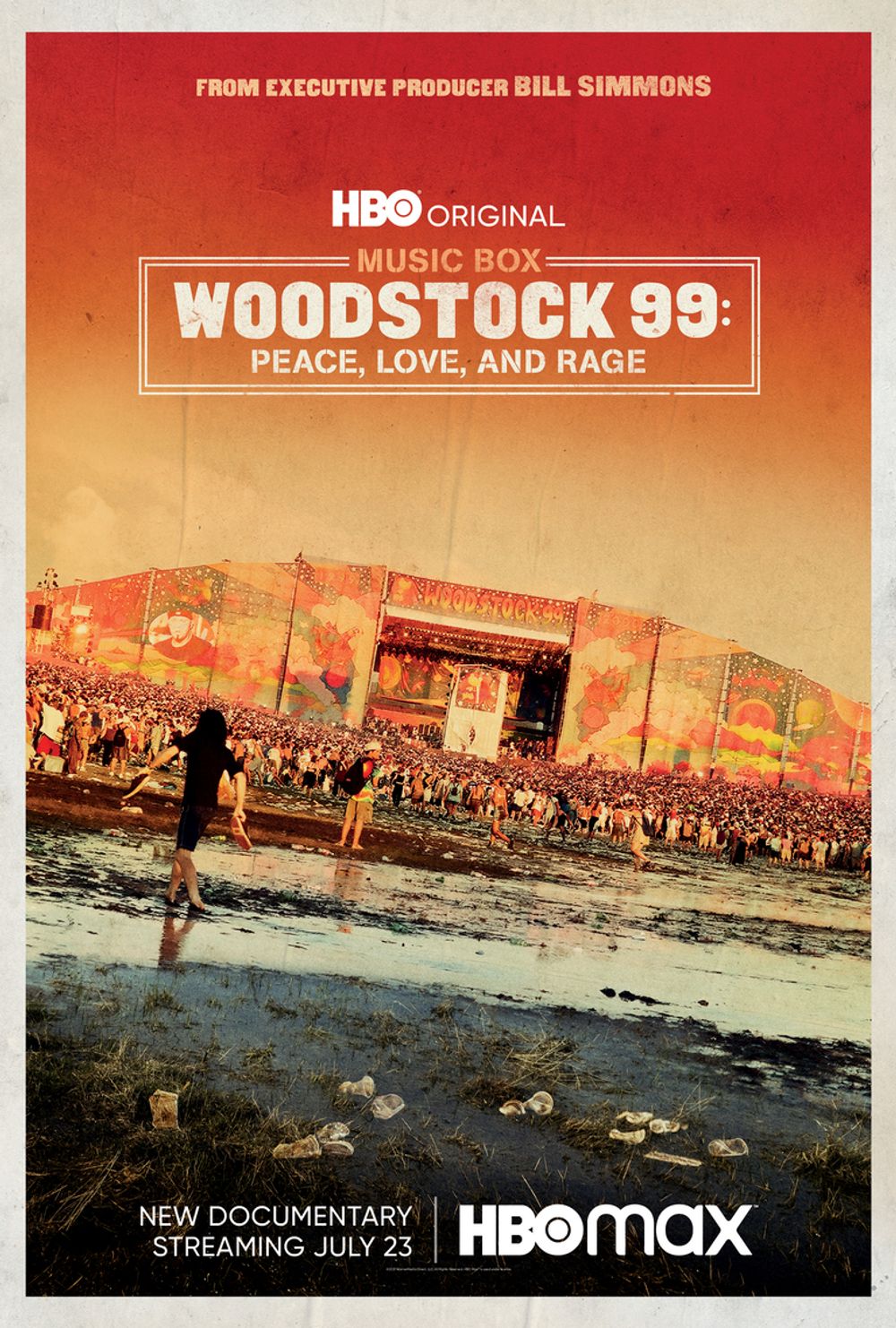 Woodstock 99 Peace Love and Rage poster