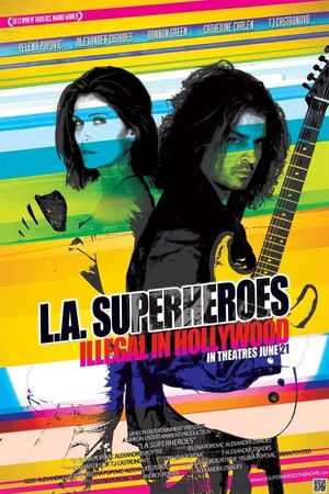 L A Superheroes poster