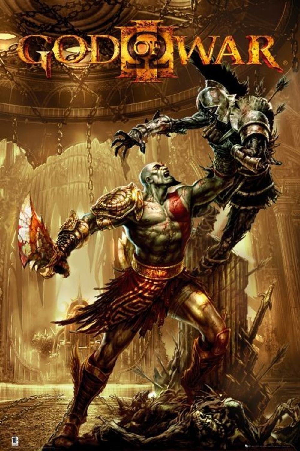 God of war 3 Animated movies poster