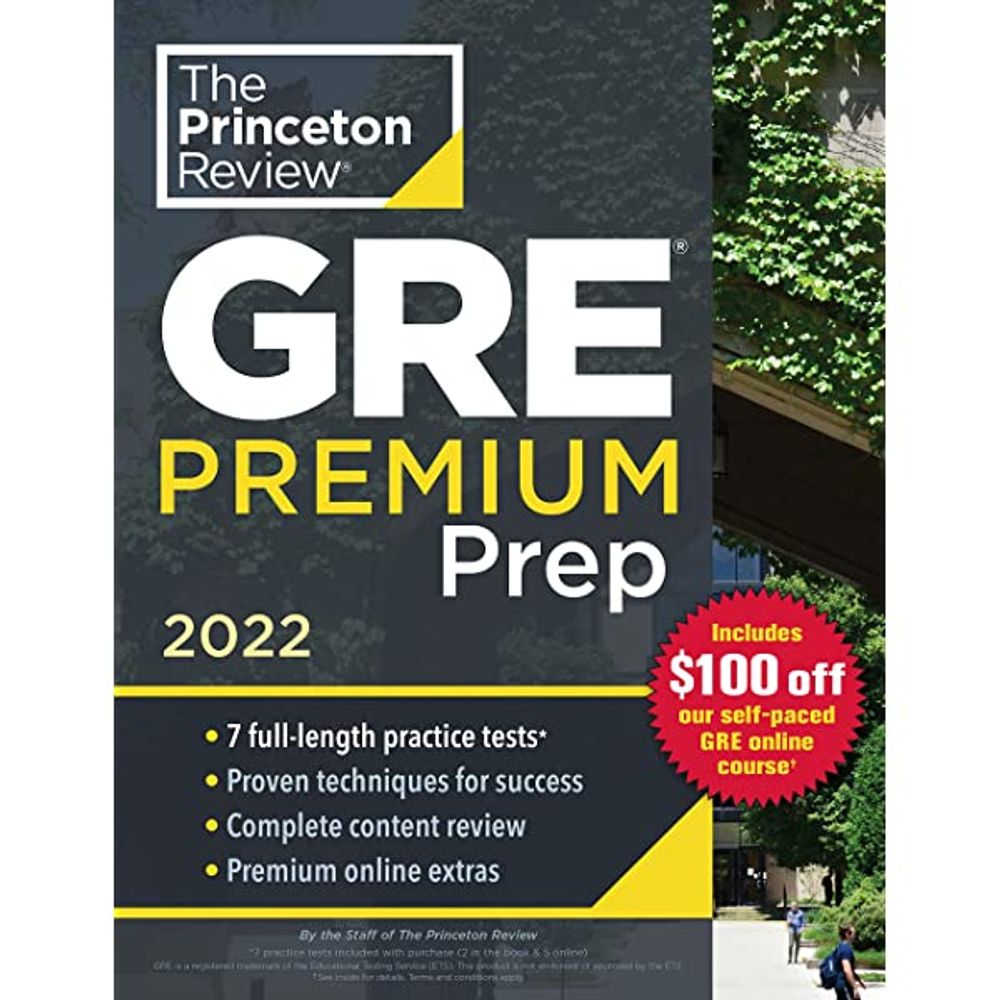 Princeton Review GRE Premium Prep poster
