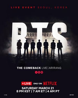 BTS the Comeback Live Arirang poster