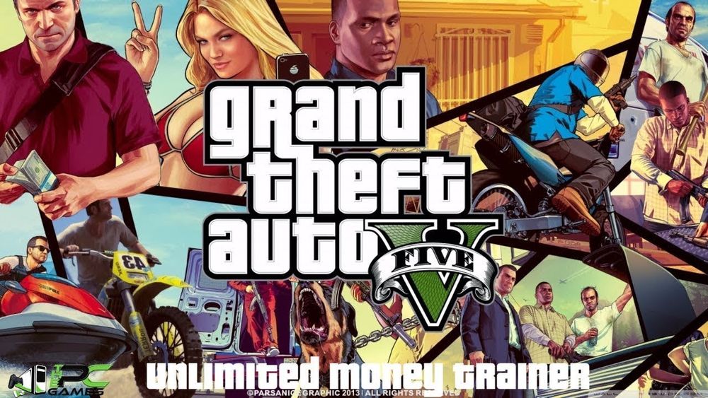 GTA V Update Unlimited Money Trainer poster