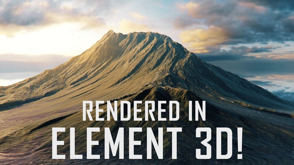 Terrascape - Landscapes for Element 3D & poster