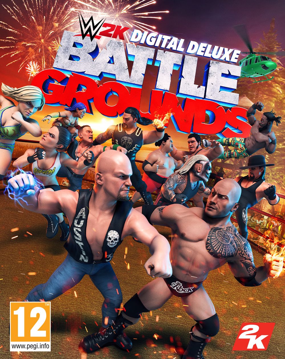 WWE 2K Battlegrounds poster