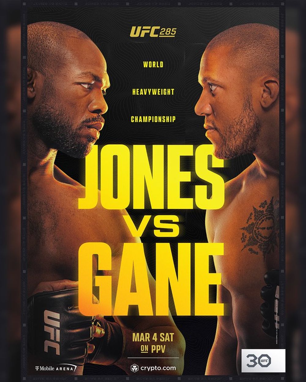 UFC 285 PPV Jones vs Gane poster