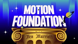 Ben Marriott - Motion Foundation poster