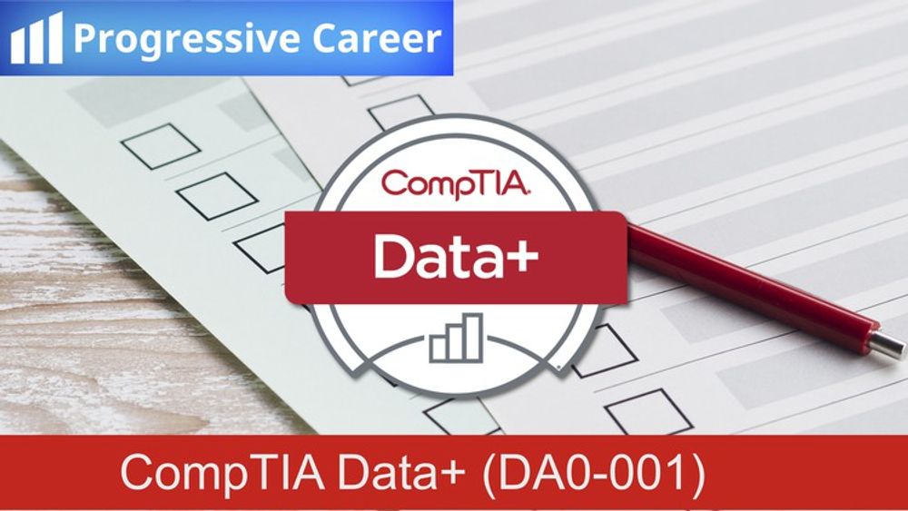 Udemy - CompTIA Data poster