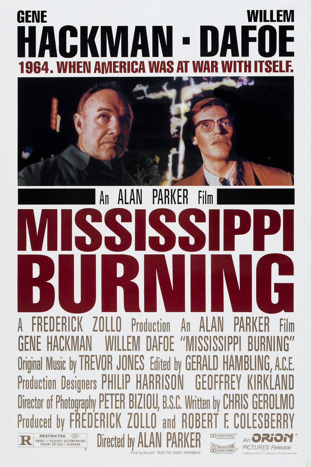 Mississippi Burning poster