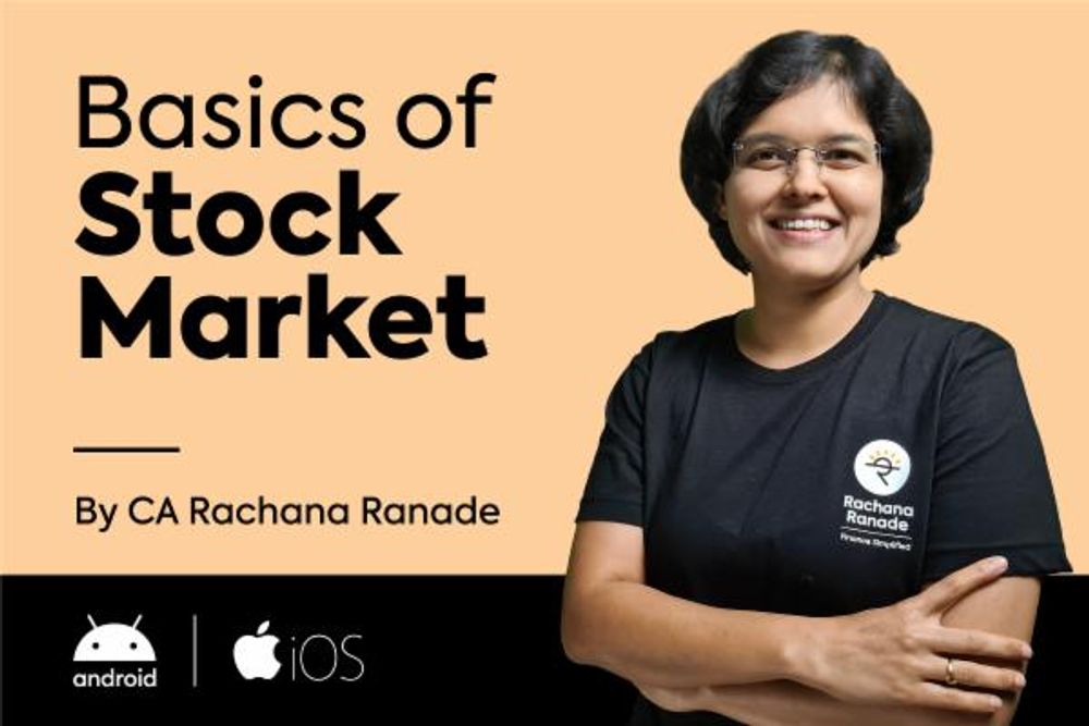 CA Rachana Ranade - Basics Of Stock Market poster